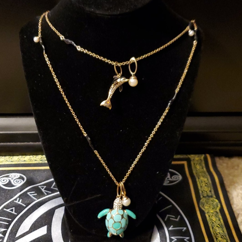 Lauren G Adams sea turtle necklace
